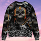 Oh My Skull Sweater For Halloween Events Weekend Outings And Creative Gift Giving
