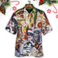 Christmas Cat Hawaiian Shirt Creative Print View For Beach Days