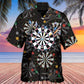 Funny Dart Adventure Graphic Hawaiian Shirt Front Pattern View For Warm Weather Events