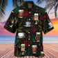 Coffee Botanical Hawaiian Shirt Artwork Detail For Tropical Trips And Casual Outings