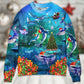 Christmas Whales Under The Sea Sweater For Festive Parties Family Photos And Comfortable Seasonal Wear