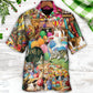 Cat Knitting Kinda Hawaiian Shirt Tropical Styling View For Thoughtful Gifting