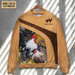 Old Rooster And Cute Chick Farm Sweater For Casual Wear Travel Parties And Comfortable Seasonal Style