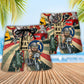 Cat On My Way Funny Cat Lover Beach Shorts For Beach Days And Casual Travel
