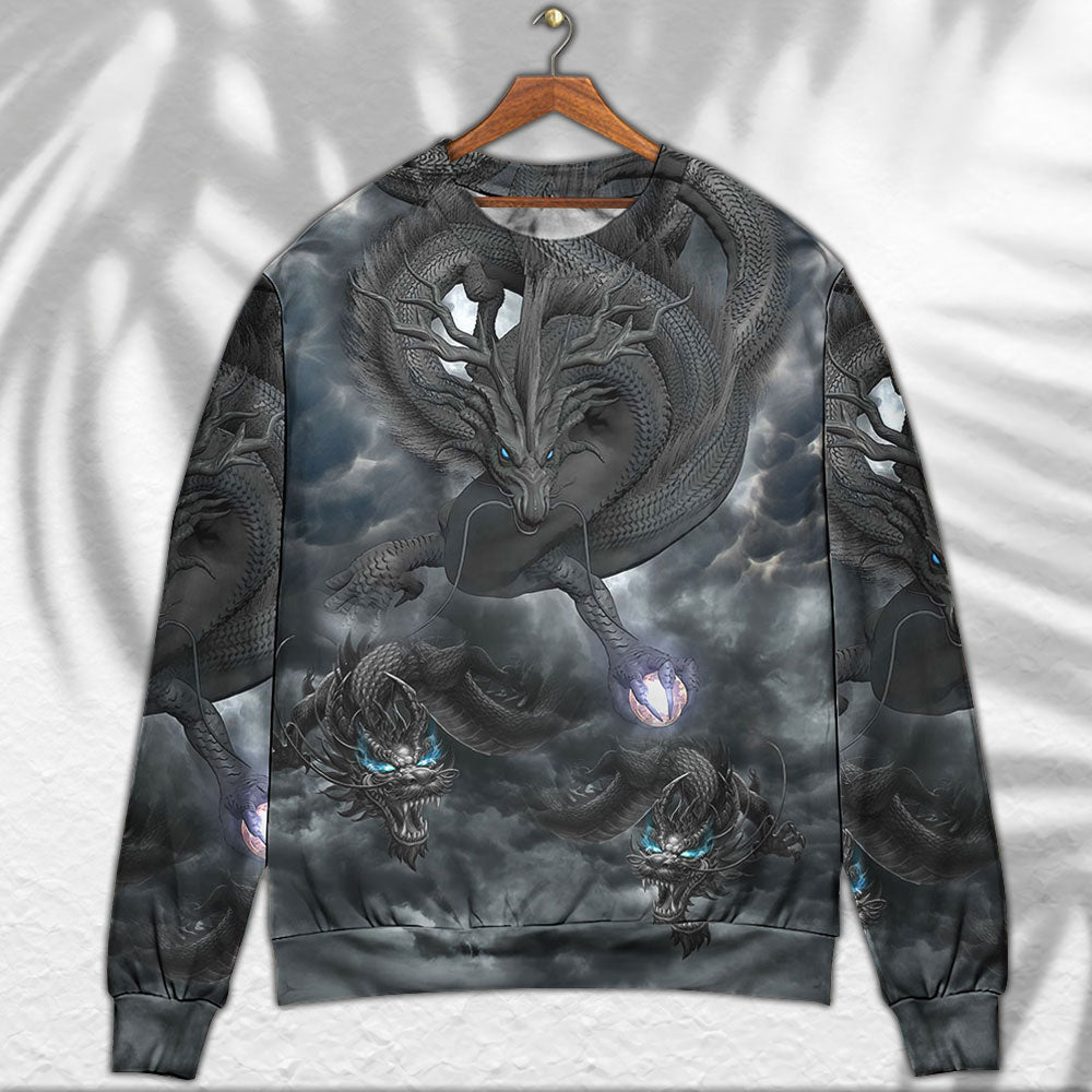 Dragon Power Fantasy Sweater For Animal Lovers Casual Wear Holidays And Thoughtful Gifting