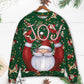 Christmas Santa Joyful Sweater For Winter Celebrations Family Events And Relaxed Seasonal Styling