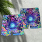 Hippie Nature Is My Home Beach Shorts Pattern View For Weekend Trips And Outdoor Activities