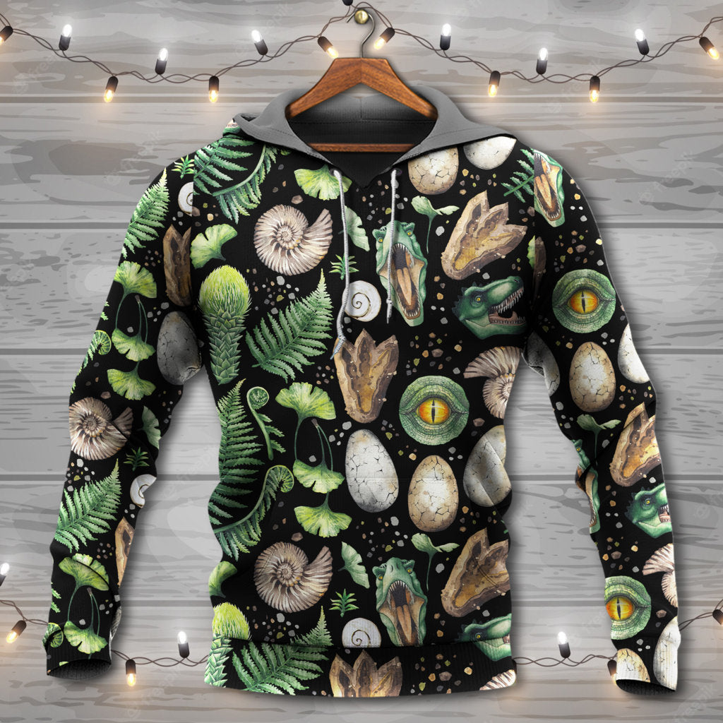 Black Dinosaur Abstract Hoodie For Mythic Artwork Enthusiasts Casual Events And Daily Comfort