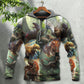 Dinosaur Roaring Jungle Adventure Hoodie For Mythical Themes Daily Outfits And Gift Ideas