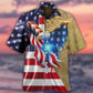 Eagle Cross Nation Faith Hawaiian Shirt Artwork View For Weekend Travel And Beach Style