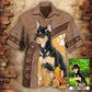 Brown Classic Dog Paw Custom Photo Personalized Hawaiian Shirt Design View For Resort Travel And Thoughtful Gifting