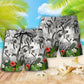 Siamese Cat Lovely Tropical Style Beach Shorts For Sunny Holidays And Outdoor Wear