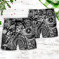 Diesel Engine Car Beach Shorts Pattern Detail For Tropical Escapes And Weekend Casual Style
