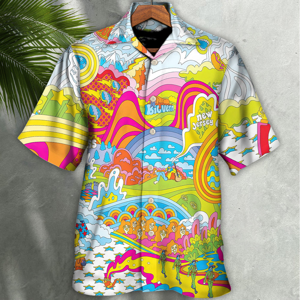 Hippie Talk Hawaiian Shirt Relaxed Style View For Beach Days