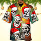 Galaxy Christmas Santa Hawaiian Shirt Front Pattern View For Thoughtful Gifting