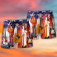 Guitar USA Star Independence Day Beach Shorts Print Detail For Beach Activities And Vacation Wear