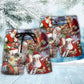 Santa Holiday Humor Quote Beach Shorts For Warm Weather Travel And Everyday Comfort