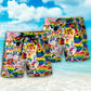 LGBT Rainbow Pride Bold Identity Beach Shorts For Tropical Getaways And Weekend Adventures