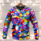Colorful Cat Rainbow Hoodie For Pride Festivals Community Events And Colorful Everyday Style