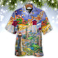Lighthouse Christmas Santa Home Light Hawaiian Shirt For Resort Getaways And Comfortable Summer Activities