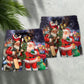 Christmas Light In The Darkness Beach Shorts For Sunny Holidays And Comfortable Daily Styling