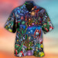 Festive Christmas Dragon Light Hawaiian Shirt Tropical Styling View For Weekend Trips