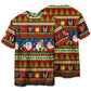 Happy Santa Christmas Short Sleeve Pajamas Set For Winter Nights And Thoughtful Gifting