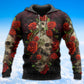 Skull Roses Hoodie For Gothic Inspired Travel Casual Style And Gift Giving