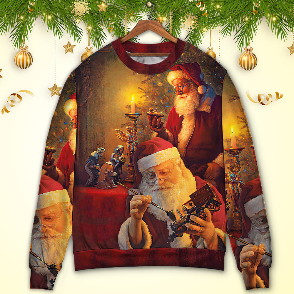 Christmas Santa Spirit Sweater For Winter Celebrations Family Events And Thoughtful Gifting