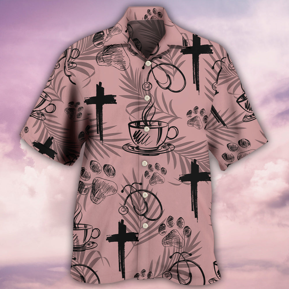 Coffee Faith Dog Health Hawaiian Shirt For Vacation Days And Relaxed Coastal Outings