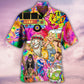 Bohemian Vintage Old Hawaiian Shirt Design Detail For Beach Days And Holiday Travel