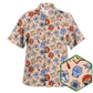 Fantasy Role Medieval Hawaiian Shirt Relaxed Style View For Warm Weather Events