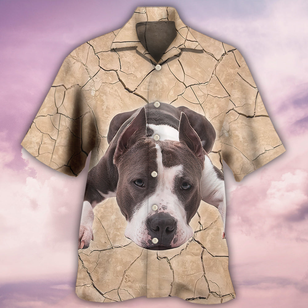 Pitbull Ground Hawaiian Shirt Pattern View For Relaxed Warm Weather Outfits