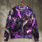 Purple Dragon Skull Lightning Fantasy Sweater For Alternative Fashion Events And Thoughtful Seasonal Gifts