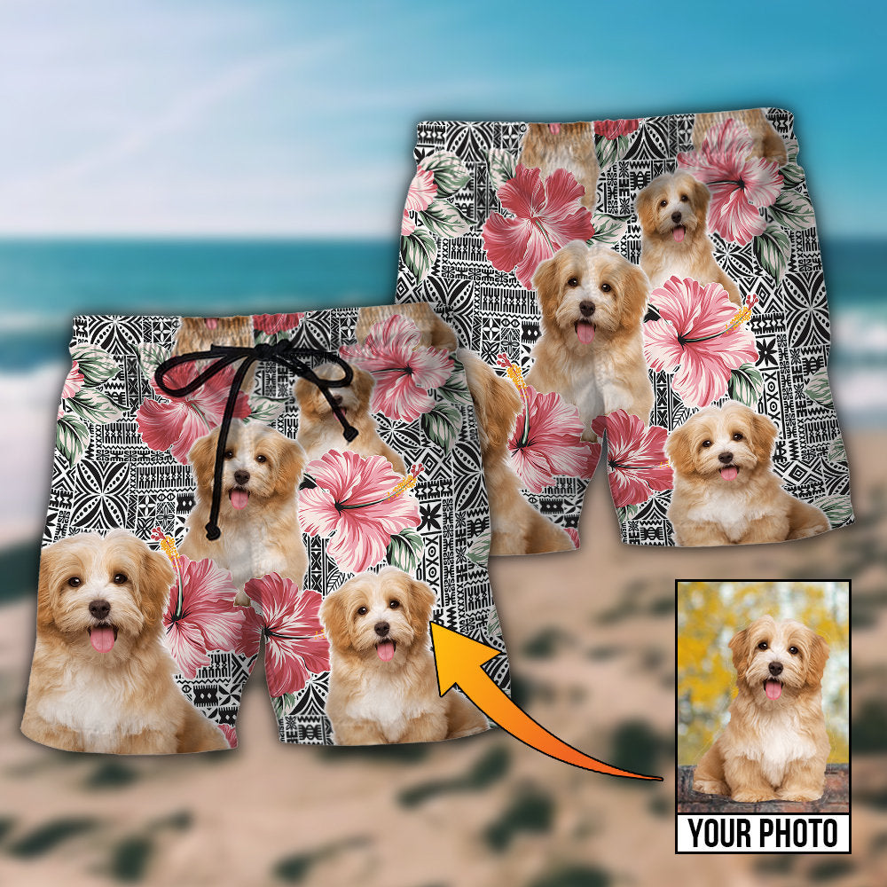 Dog My Sweet Friend Beach Shorts Print Detail For Relaxed Warm Weather Outfits