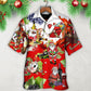Christmas Santa Drunk Party Hawaiian Shirt Design View For Resort Travel And Thoughtful Gifting