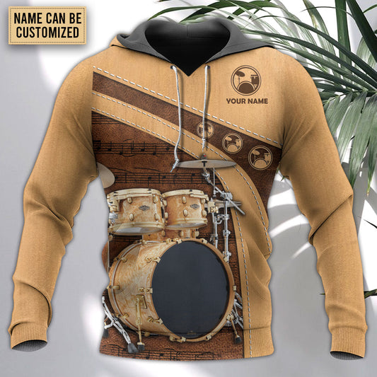 Old Drummer Lady Personalized Hoodie For Comfortable Daily Outfits Holidays And Casual Wear