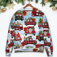 Gnome And Christmas Truck Merry Xmas Sweater For Holiday Parties Family Gatherings And Seasonal Gift Giving
