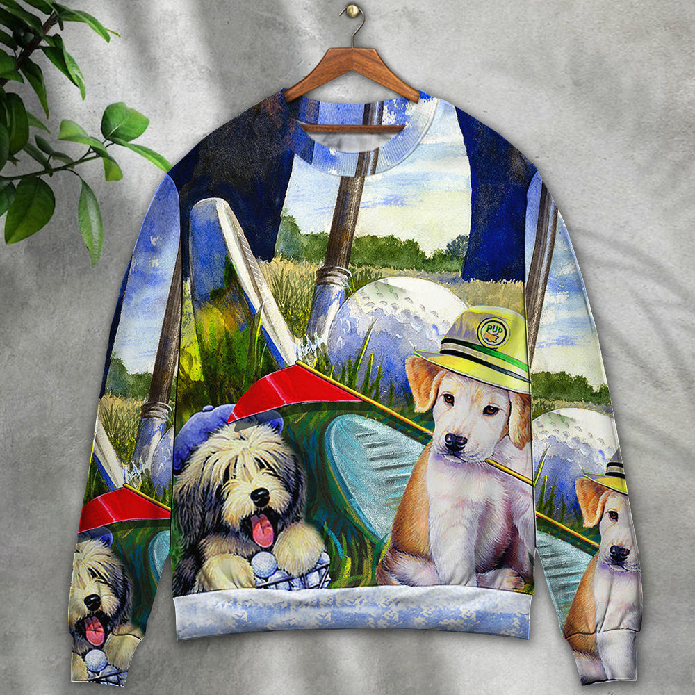 Funny Golf Dog Sweater For Animal Inspired Style Events And Comfortable Daily Wear