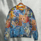 Cat Mosaic Sweater For Animal Lovers Casual Wear Holidays And Thoughtful Gifting