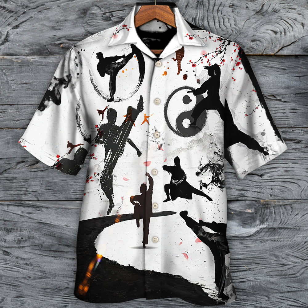 Martial Arts Kung Surely Not Everybody Hawaiian Shirt All Over Print Detail For Tropical Vacations