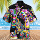 Corgi Dog Dogs Bears Hawaiian Shirt Artwork Detail For Resort Trips And Outdoor Activities