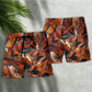 Violin Intelligent Music Quote Beach Shorts Print Detail For Beach Activities And Vacation Wear