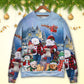 Christmas Family Snowman Happy Xmas Sweater For Festive Events Weekend Outings And Comfortable Winter Style