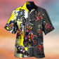 Motorcycle Motocross Racing Hawaiian Shirt Artwork View For Coastal Escapes And Resort Style