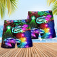 Christmas Racing Car Beach Shorts Pattern Detail For Vacation Style And Memorable Gift Ideas