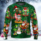 Tiki Christmas Funny Sweater For Winter Parties Seasonal Adventures And Relaxed Everyday Styling