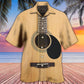 Guitar Pet Dog Play Hawaiian Shirt Design View For Resort Travel And Thoughtful Gifting