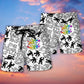 Rainbow Pride Beach Shorts Pattern Detail For Outdoor Activities And Leisure And Relaxation
