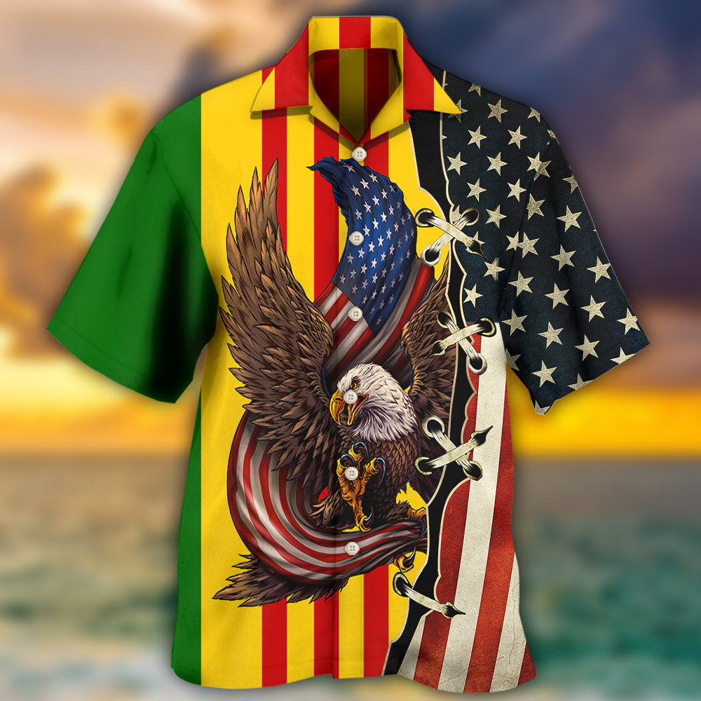 Eagle Veteran Vietnam Proud Hawaiian Shirt For Vacation Days And Relaxed Coastal Outings